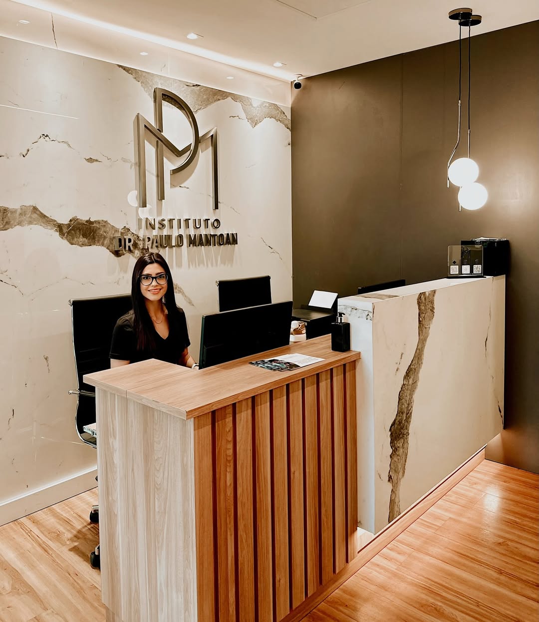 Lounge de espera do Instituto Mantoan em São Paulo